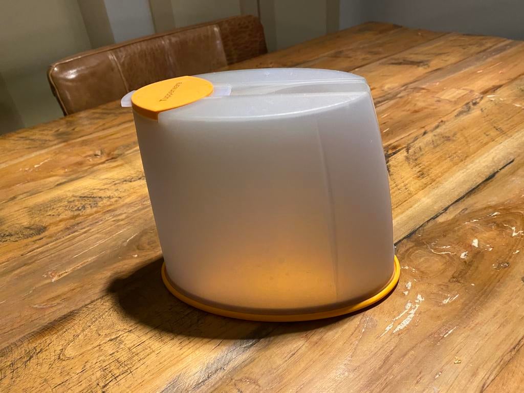 Tupperware voorraadbus, Ophalen of Verzenden, Blauw
