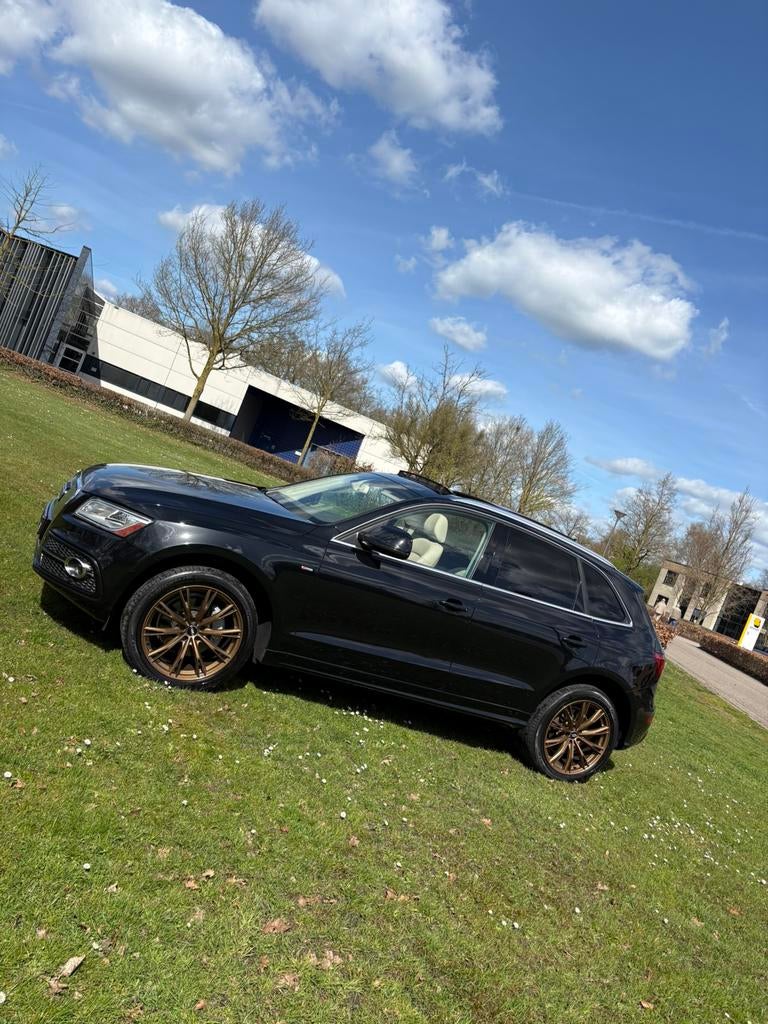 Audi Q5 3.0TFSI 2013 Zwart, Automaat, Beige, 2995 cc, Q5