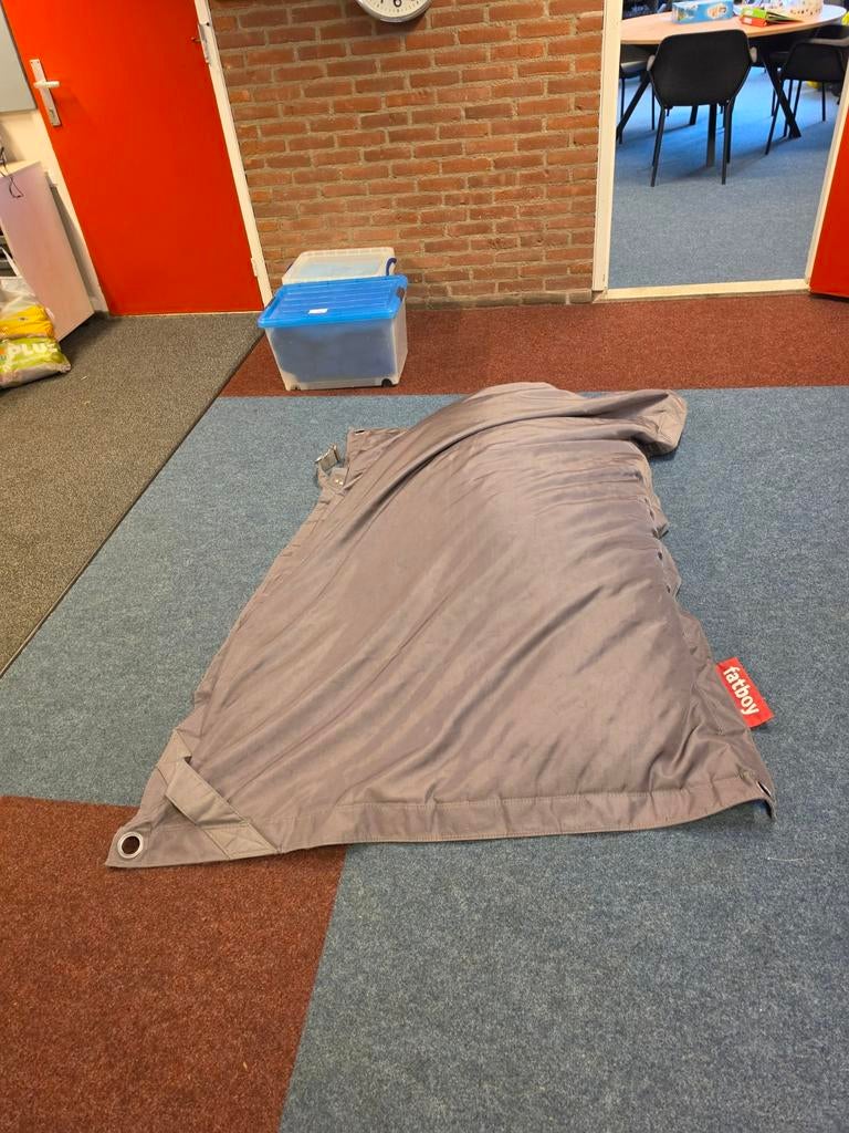 Grijze Fatboy zitzak, Ophalen, Zo goed als nieuw, Grijs