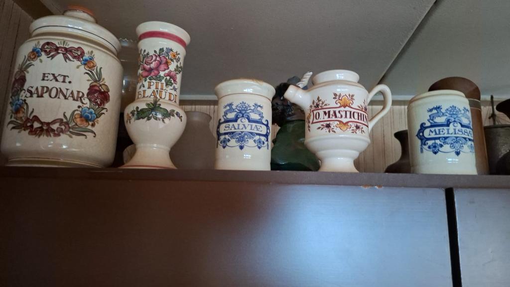 Porseleinen apothekers potten Delft Holland, Antiek en Kunst, Ophalen