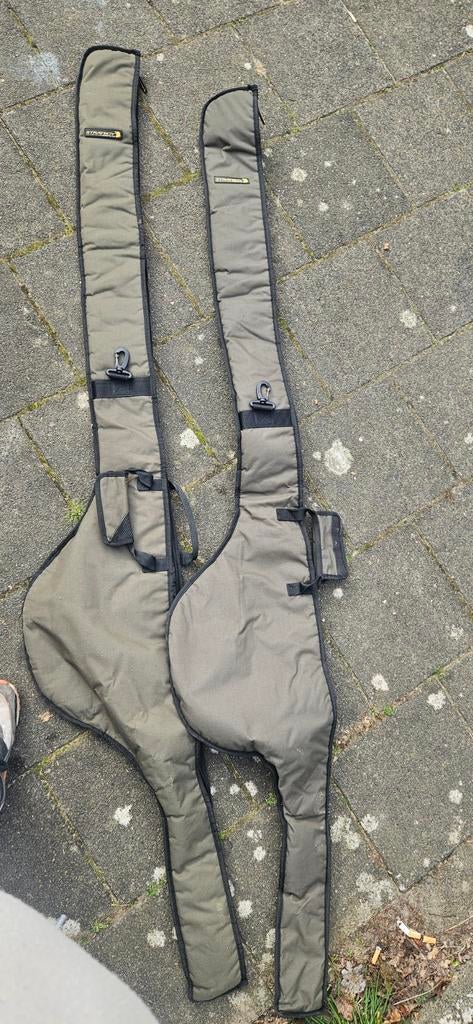2x Strategy 12ft Single Rod Sleeves - Hengelhoezen, Ophalen of Verzenden