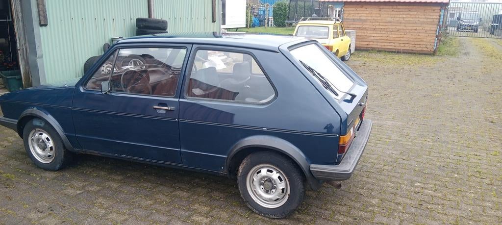 Volkswagen Golf 1.5 C AUT 1983 Blauw, Stof, Blauw, Origineel Nederlands, 1500 cc