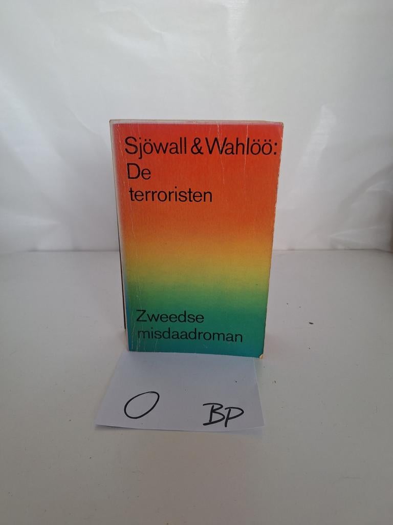 Sjöwall & Wahlöö: De terroristen - Zweedse misdaadroman, Boeken, Detectives, Ophalen of Verzenden, Gelezen, Maj Sjöwall & Per Wahlöö