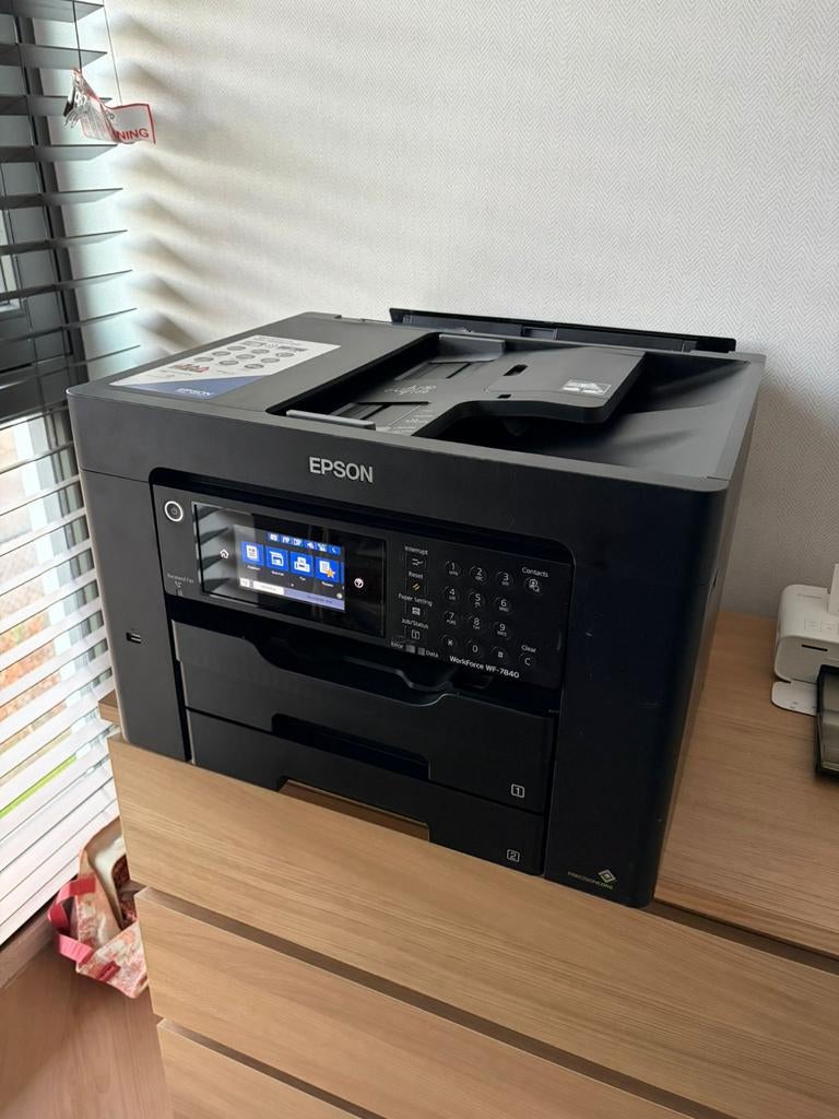 Epson WorkForce WF-7840 All-in-One Printer, Computers en Software, Printers, Gebruikt, All-in-one, Inkjetprinter, Faxen, Kleur printen