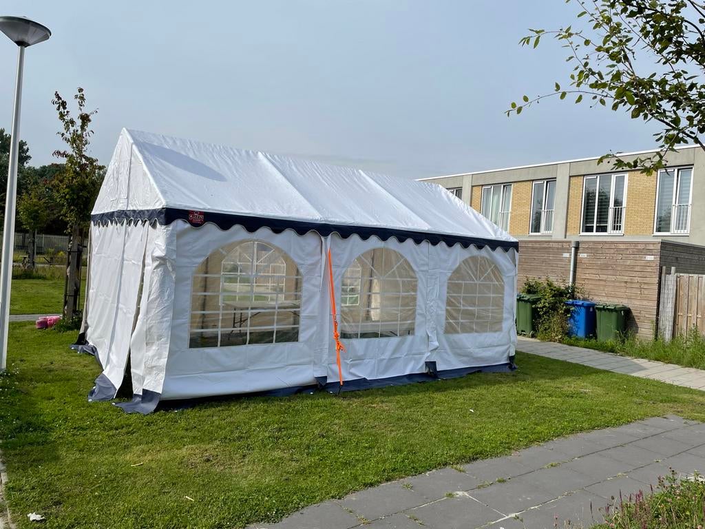 Professionele partytenten 4x6, Ophalen, Gebruikt, Partytent, Minder dan 4 meter