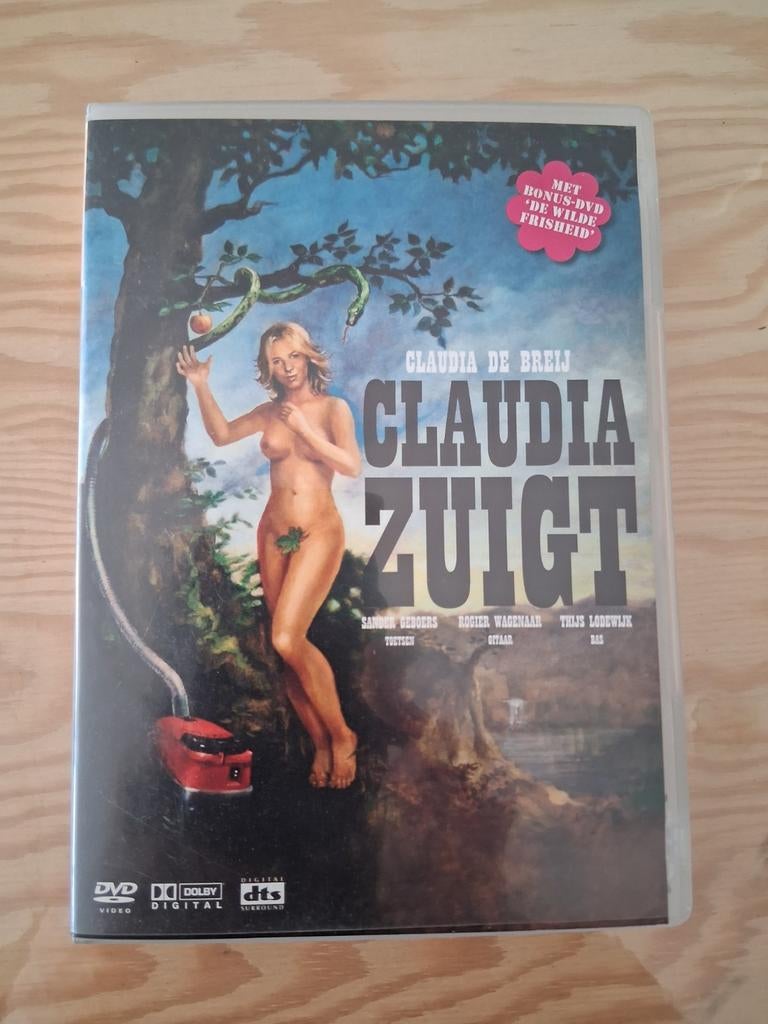 Claudia de Breij - dvd Claudia zuigt + bonus-dvd, Alle leeftijden, Ophalen of Verzenden, Gebruikt, Stand-up of Theatershow
