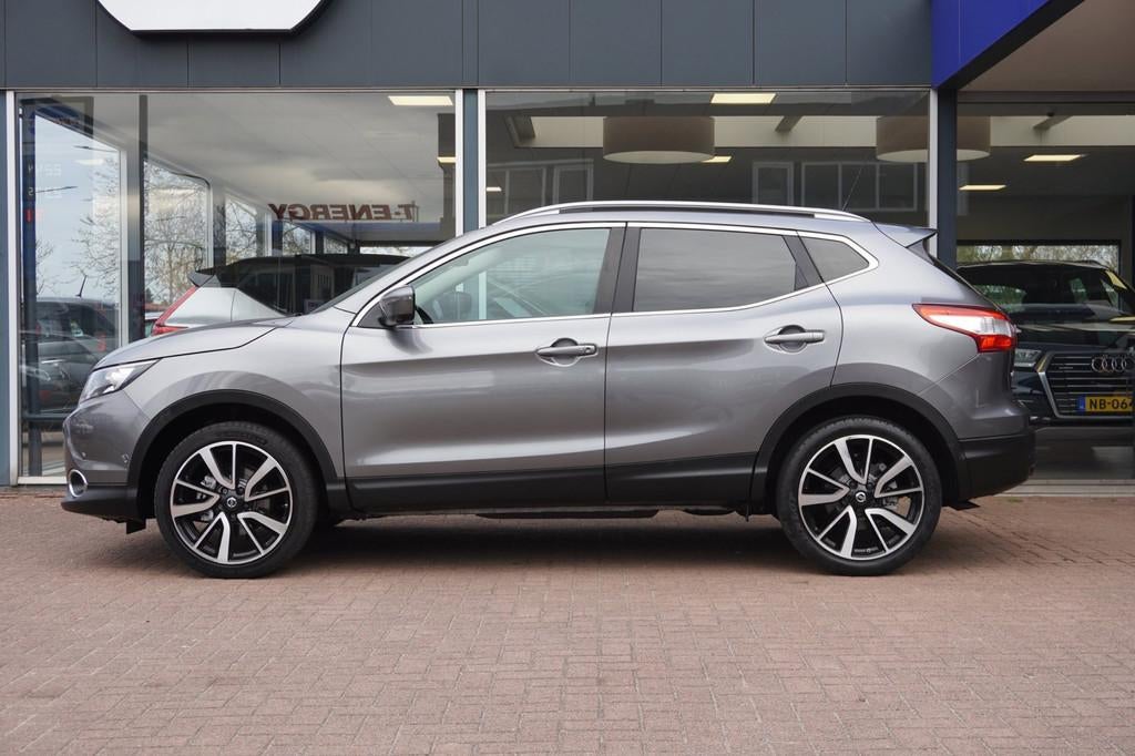 Nissan Qashqai 1.2 Tekna | Airco | Navigatie | Panodak | LM, Auto's, Nissan, Voorwielaandrijving, Gebruikt, 4 cilinders, 116 pk