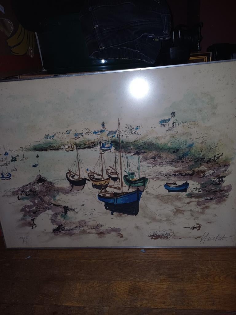 Urbain huchet 1930-2014, Antiek en Kunst, Kunst | Schilderijen | Abstract, Ophalen of Verzenden