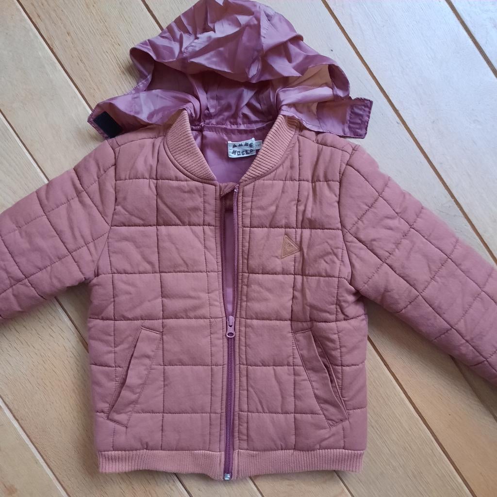 AMMEHOELA jas jack bomberjack bruin maat 110, Jongen of Meisje, Ophalen of Verzenden, Zo goed als nieuw, Ammehoela