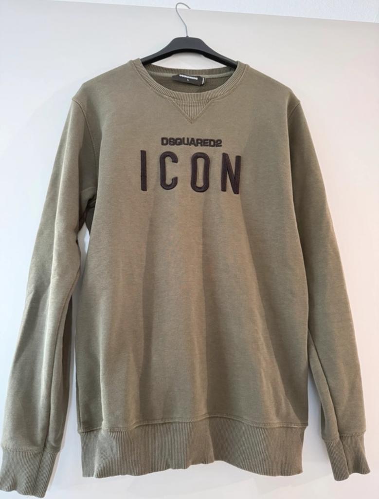 Dsquared2 Trui, Ophalen of Verzenden, Zo goed als nieuw, Maat 52/54 (L), Groen