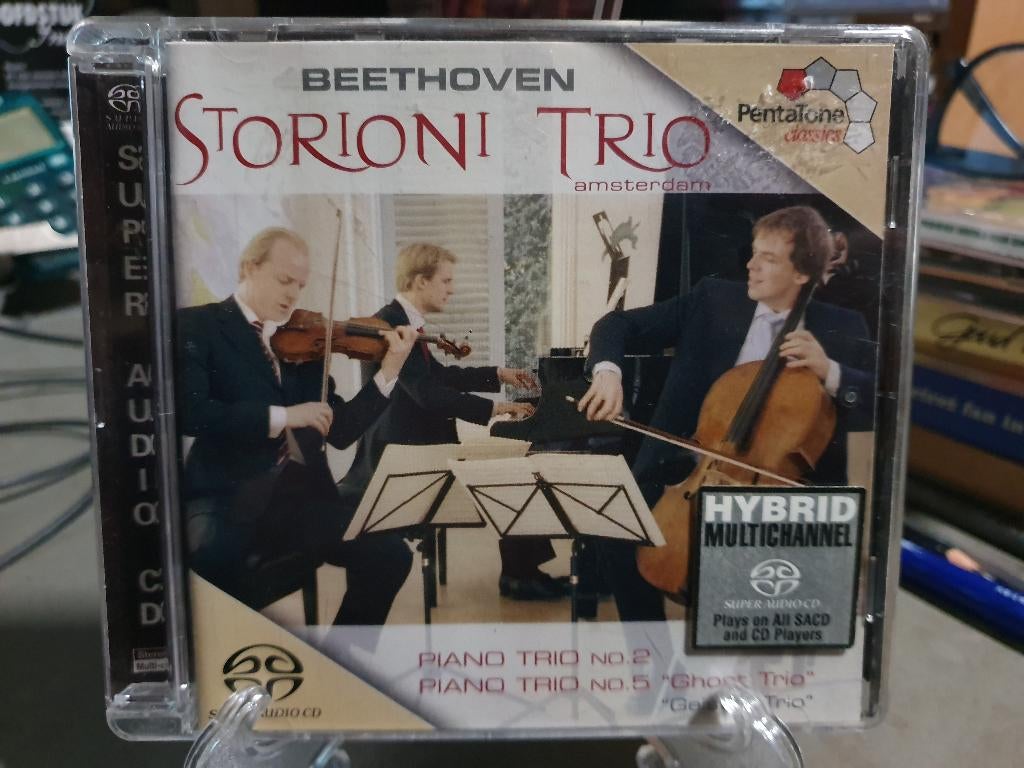 SACD: Beethoven, Storioni Trio Amsterdam, Piano Trio no.2 .5, Ophalen, Classicisme, Zo goed als nieuw, Kamermuziek