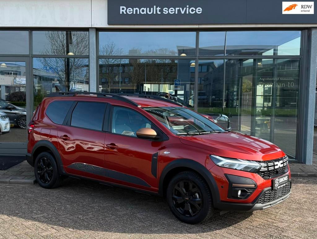 Dacia Jogger 1.0 TCe 110 Extreme 5p. | A. Camera | Aut. Airc, Stof, Gebruikt, Zwart, Bruin