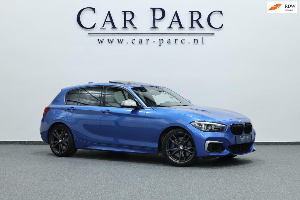 BMW 1-serie M140i Special Edition LED/SCHUIFDAK/LEER+S.VERWA, Achterwielaandrijving, Gebruikt, Blauw, 340 pk