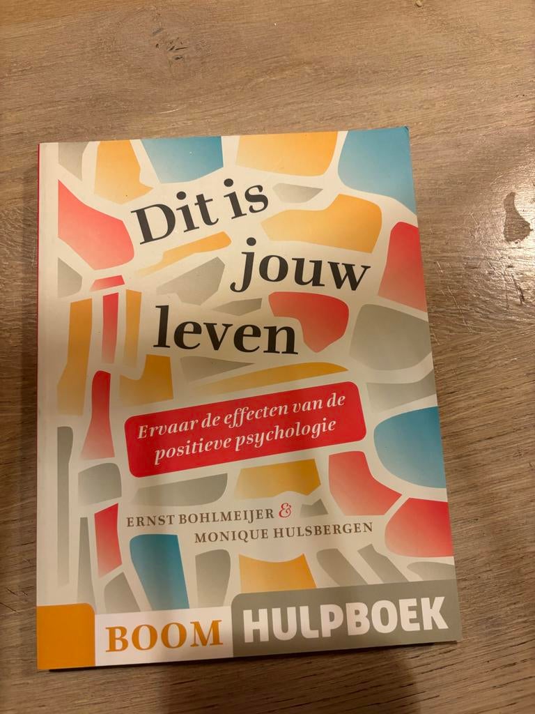 Dit is jouw leven - Ernst Bohlmeijer & Monique Hulsbergen, Boeken, Ophalen of Verzenden, Nieuw