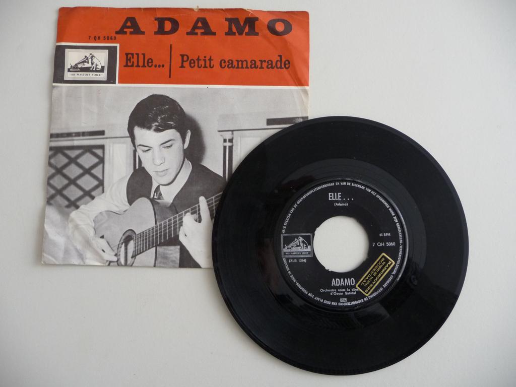 5x single ADAMO, Gebruikt, Overige genres, 7 inch, Single