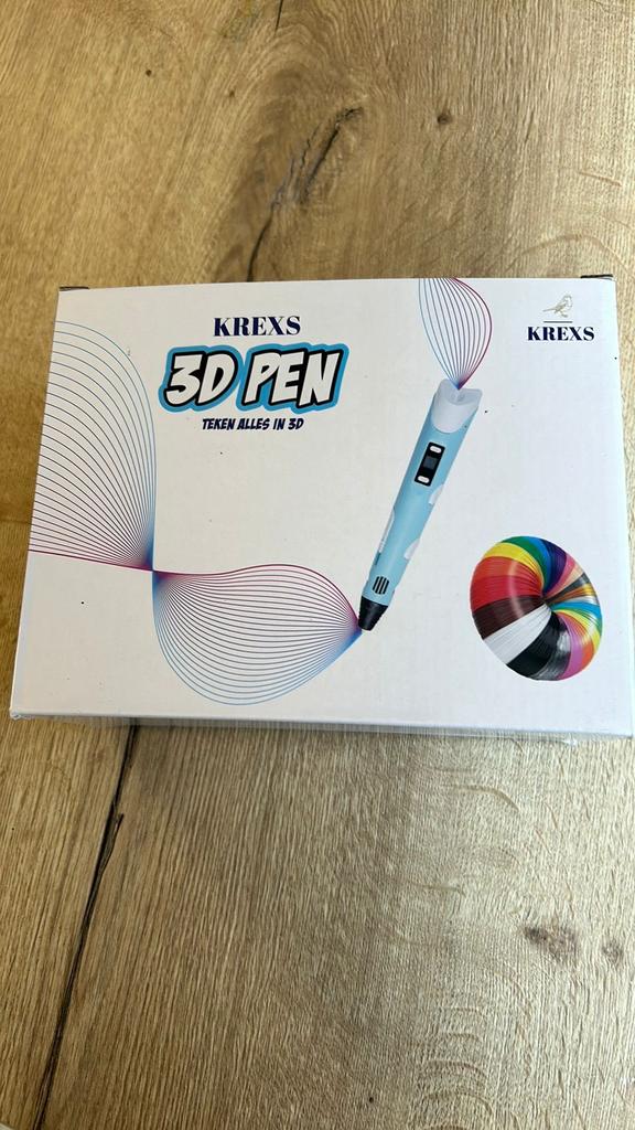 Krexs 3D pen nieuw met 20 kleuren vulling, Ophalen of Verzenden, Nieuw