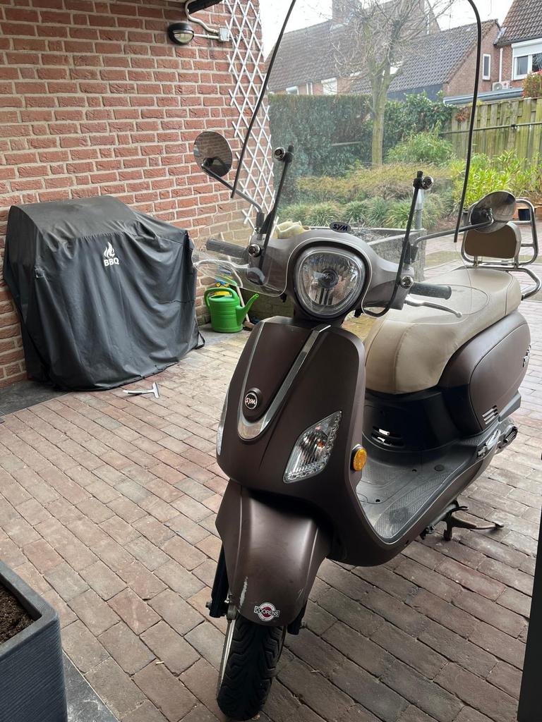 SYM Fiddle 3 uit 2017, 12444 km, Gebruikt, Maximaal 45 km/u, Ophalen of Verzenden, Benzine