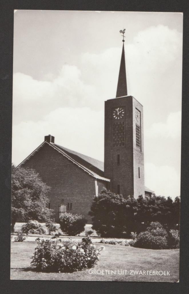 Zwartebroek (tussen Hoevelaken en Voorthuiz) - Ned Herv Kerk, Verzenden, 1960 tot 1980, Gelopen, Gelderland