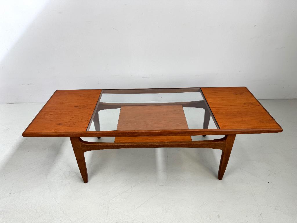 Vintage salontafel G-Plan, 100 tot 150 cm, Verzenden, Teakhout, 50 tot 100 cm