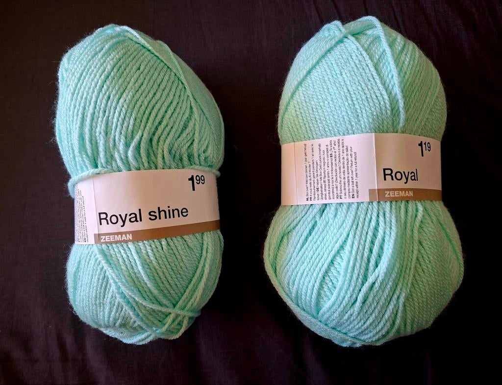 Royal Acryl Garen - Met en Zonder Glitter (16 bollen), Hobby en Vrije tijd, Breien en Haken, Ophalen of Verzenden, Nieuw, Breien of Haken