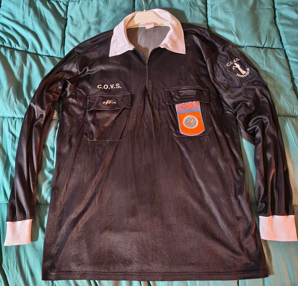 Zeldzaam KNVB scheidsrechter shirt jaren 60-70 in topstaat., Groter dan maat XL, Ophalen of Verzenden, Gebruikt, Shirt