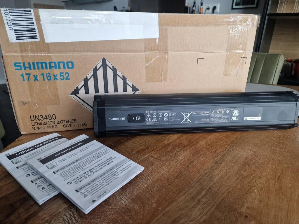 NIEUW Shimano Steps BT-E8036 630Wh fietsaccu, Ophalen, Nieuw