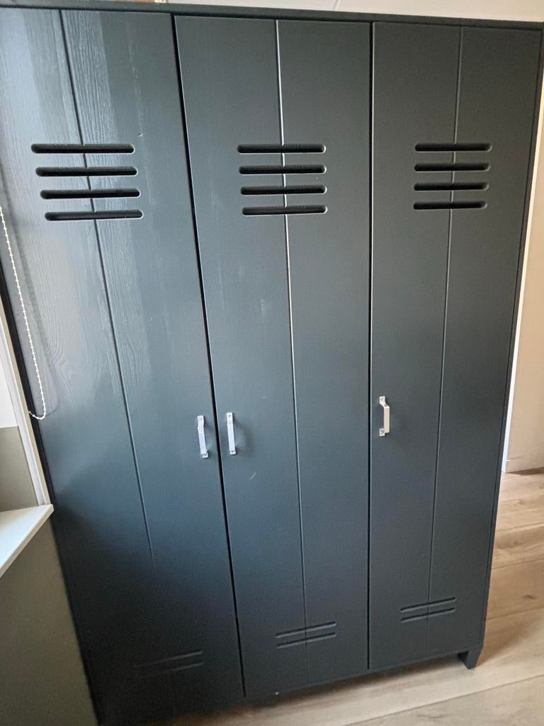 Woood kinderkledingkast antraciet, Ophalen