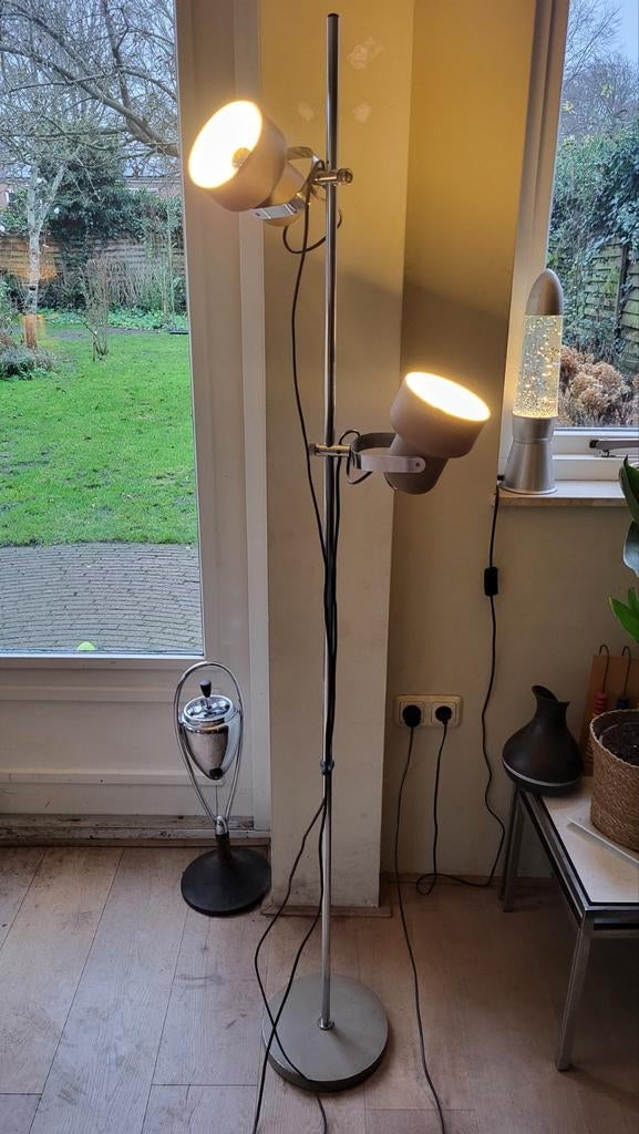 Vintage staande hala gepo lamp 1970 spots zijn in hoogt vers, Ophalen
