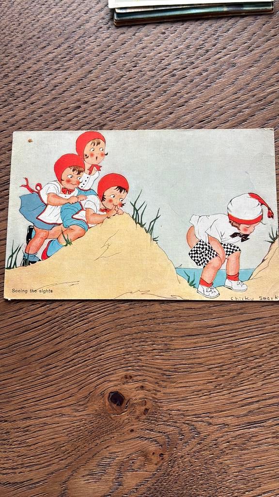 Chicky Spark. Humor. Mooi uitzicht. Kinderen, Ophalen of Verzenden, Ongelopen, Overige thema's