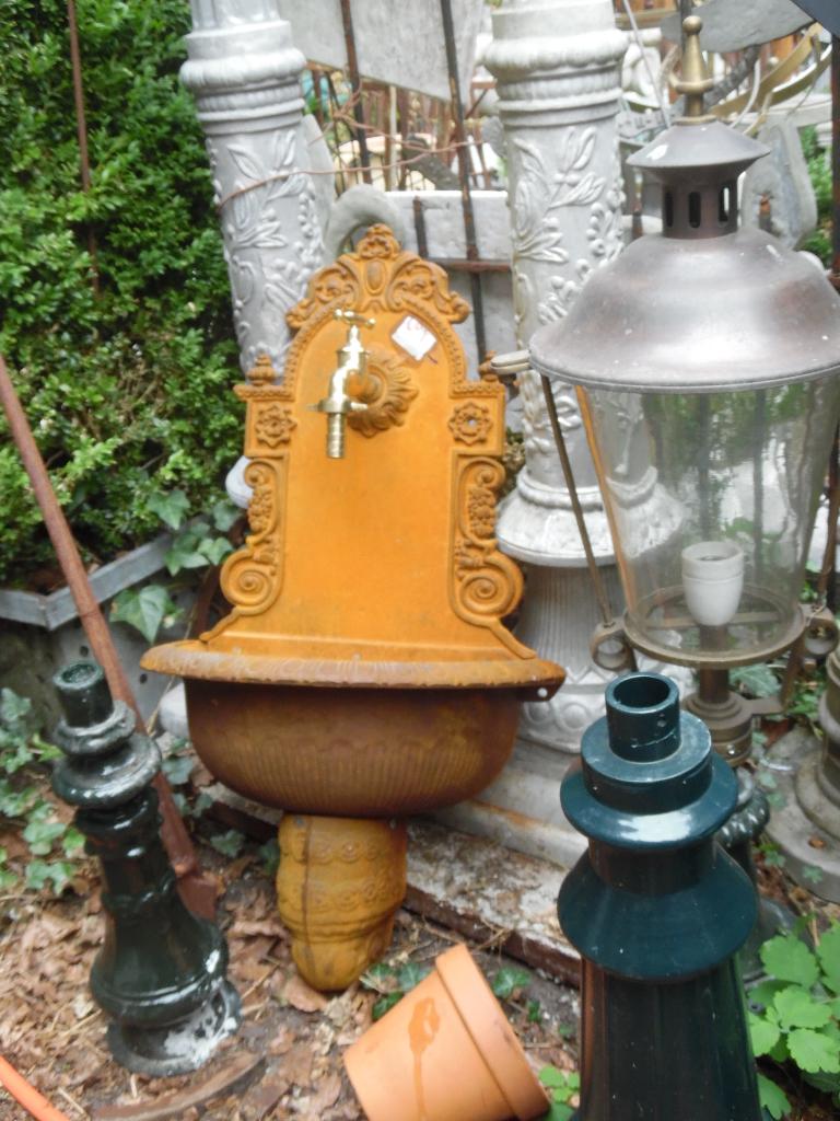 Gietijzer fontein als bloembak/wasbak/ buitenkraan enz, Ophalen, Nieuw