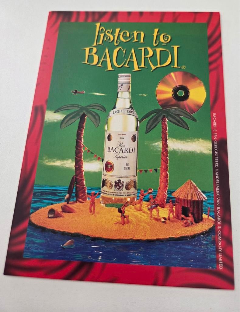 Listen to Bacardi, Verzenden, 1980 tot heden, Ongelopen, Overige thema's