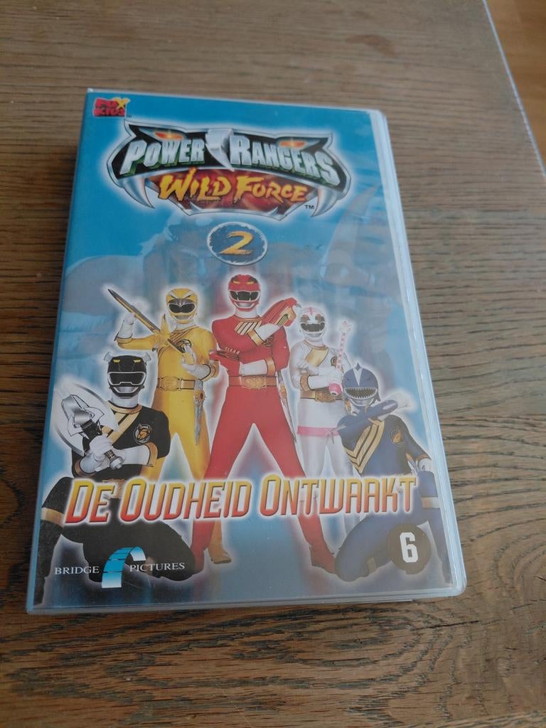 Power Rangers Wild Force 2 videoband Oudheid ontwaakt, Cd's en Dvd's, VHS | Kinderen en Jeugd, Gebruikt, Kinderprogramma's en -films