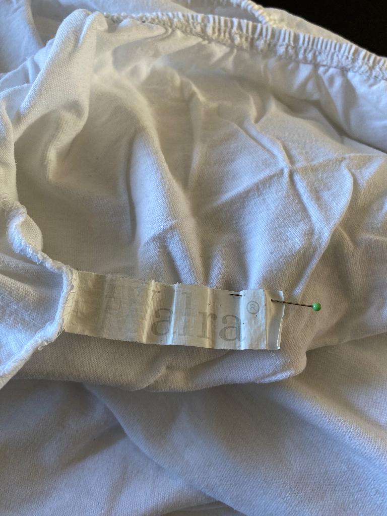 2 x 2 pers.Hoeslaken 180 x 200., Tweepersoons, Ophalen of Verzenden, Zo goed als nieuw, Wit