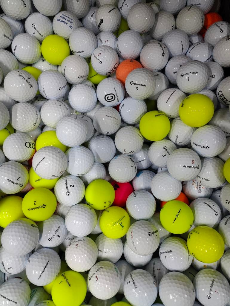 TaylorMade golfballen AAAA kwaliteit 50 stuks, Ophalen of Verzenden, Zo goed als nieuw, Bal(len)