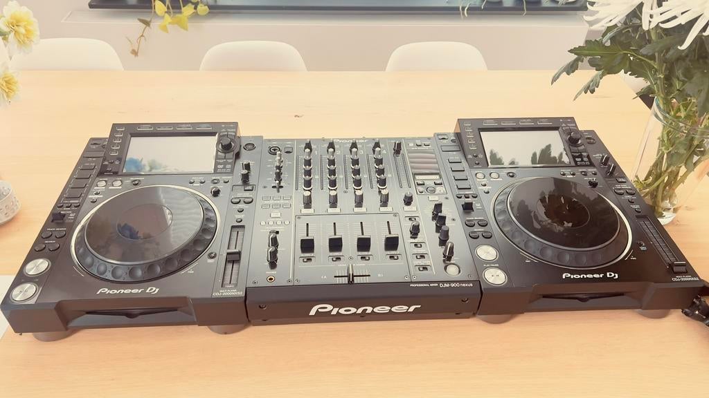 Pioneer CDJ 2000 NXS2 set met DJM 900 Nexus mixer, Ophalen, Gebruikt, Dj-set, Pioneer