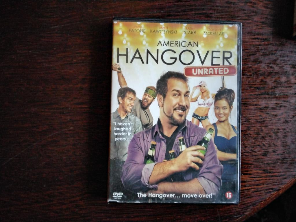 American hangover, origineel, Vanaf 16 jaar, Ophalen of Verzenden, Zo goed als nieuw, Romantische komedie