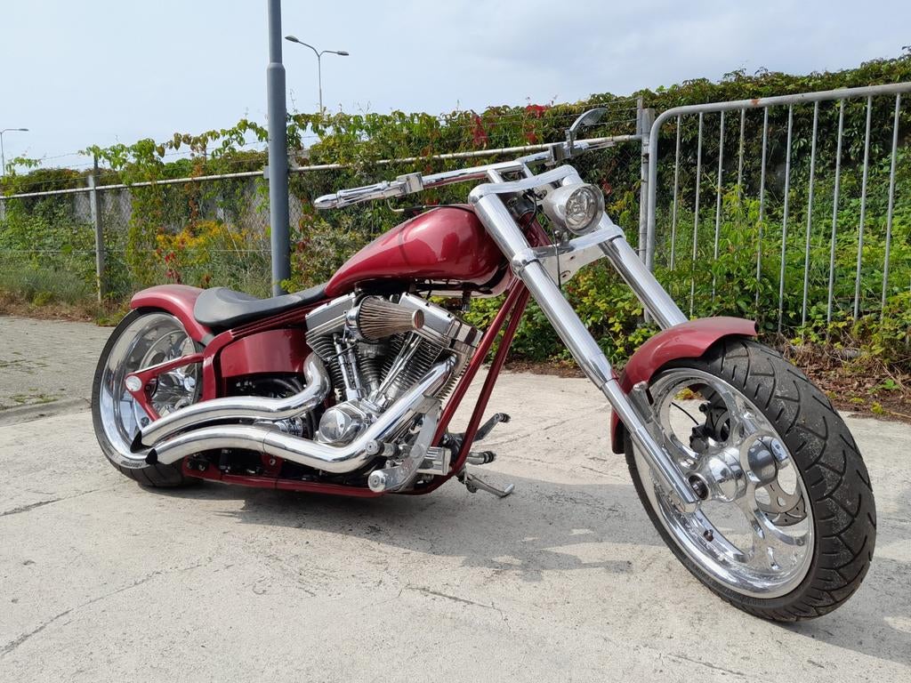 Dikke eigenbouw chopper, Overige merken, 2 cilinders, Sportuitlaat, 1638 cc