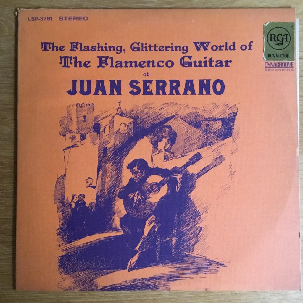 Juan Serrano - The Flashing Glitering World of The Flamenco, Ophalen, Gebruikt, 12 inch