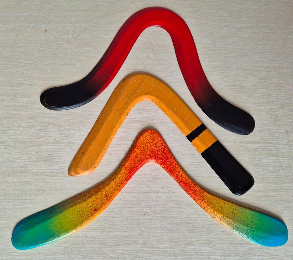 nieuwe handgemaakte en geteste boemerangs, Ophalen of Verzenden, Nieuw