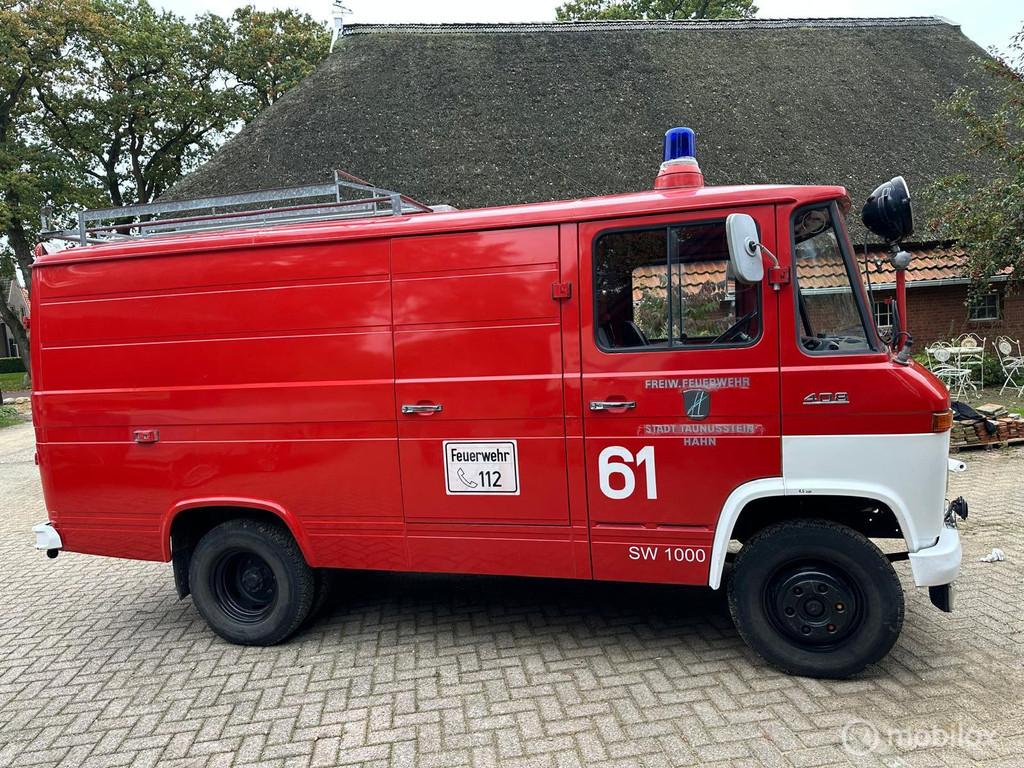 Mercedes 408 Wegenbelasting vrij 1975 Brandweer Camper, Overige carrosserieën, Mercedes-Benz, Bedrijf, Handgeschakeld