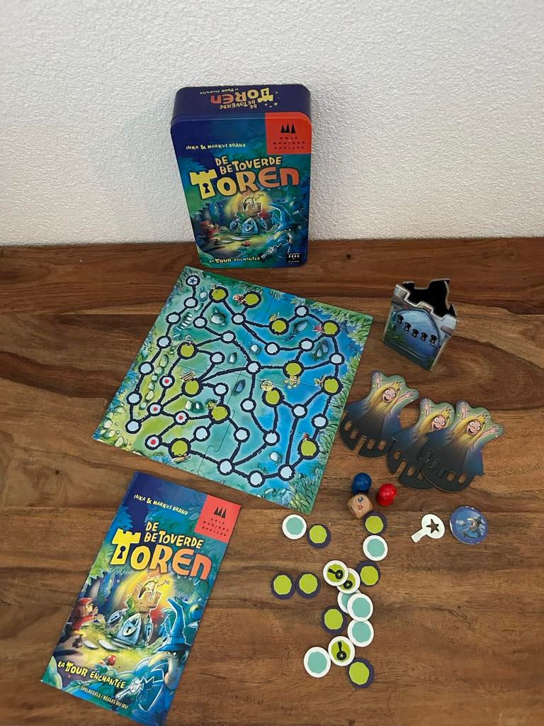 De Betoverde Toren bordspel, reiseditie, Drie of vier spelers, Ophalen of Verzenden, Zo goed als nieuw