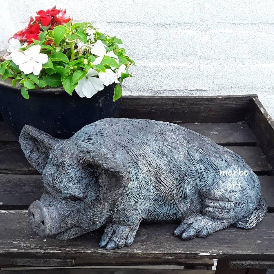 beeld kune varken, Antiek en Kunst, Ophalen