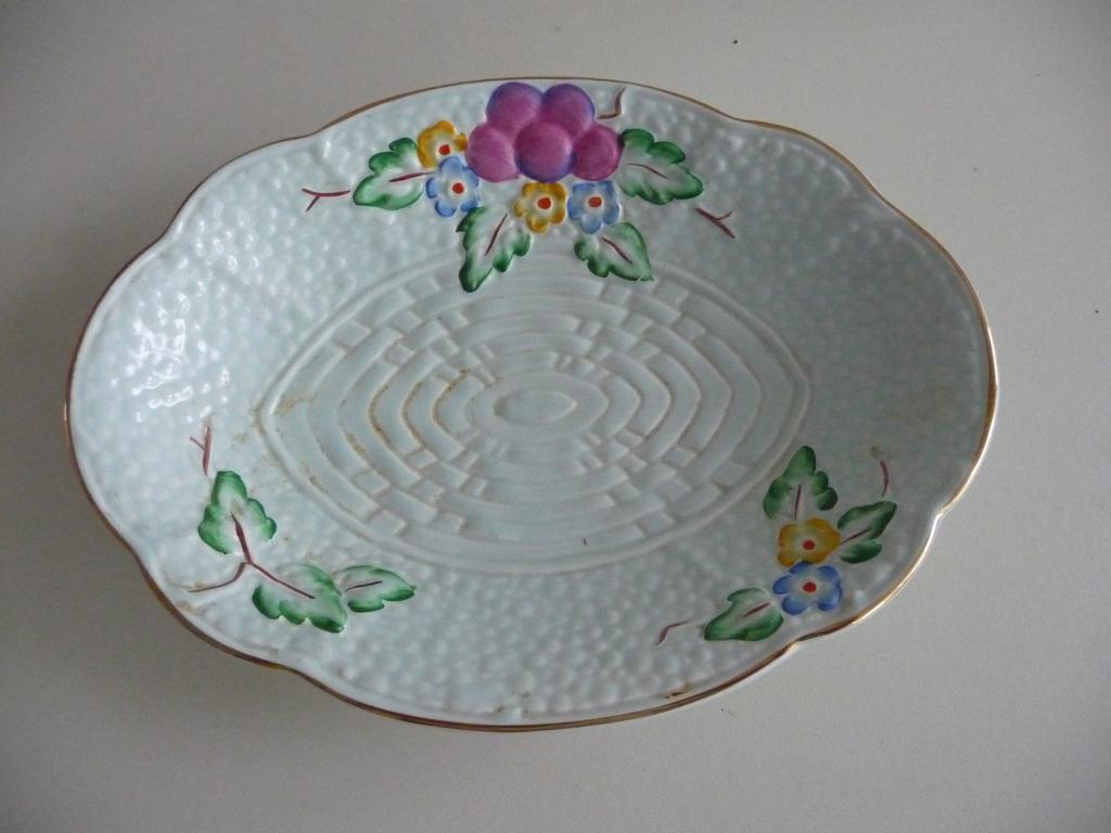 schaaltje CROWN DEVON made in England, afmeting 15,5x21cm, Ophalen of Verzenden