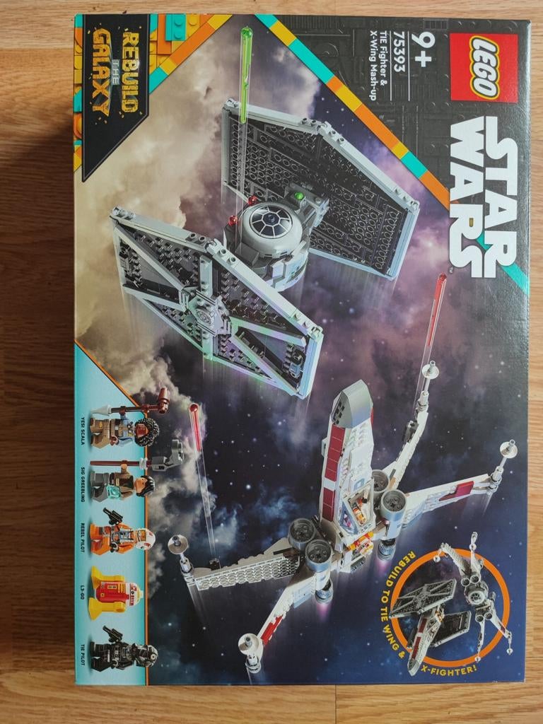 Lego 75393 Tie Fighter en X-Wing mash-up nieuw in doos, Ophalen of Verzenden, Nieuw