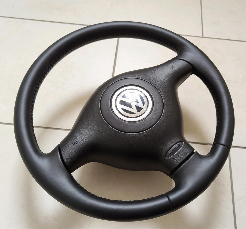 Golf 3 & 4 cabrio polo 6N2 GTI golf 3 VR6 leren sport stuur, Auto-onderdelen, Ophalen of Verzenden, Nieuw, Volkswagen
