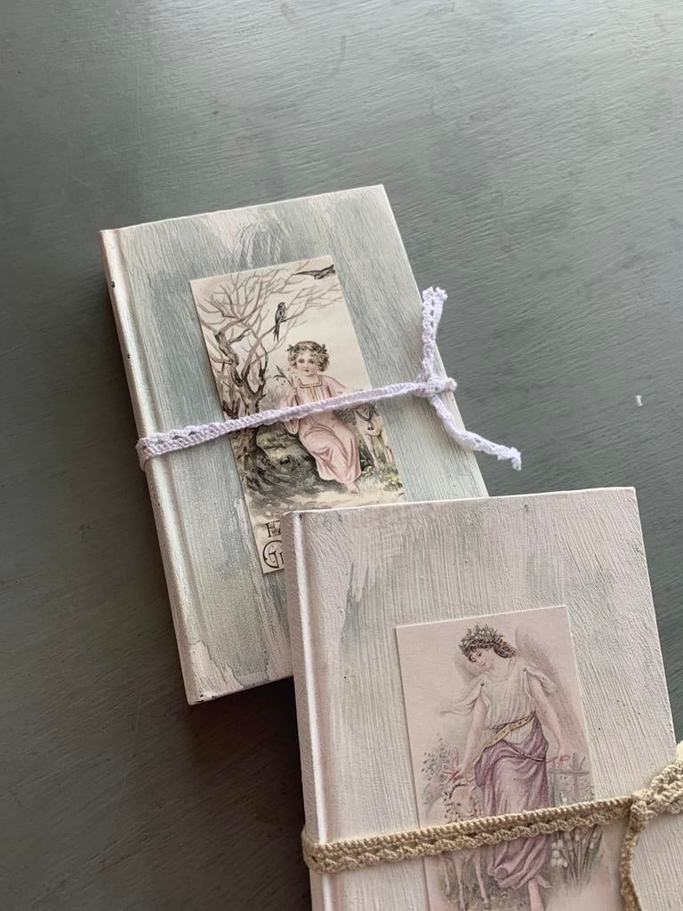2 brocante paas decoratieboekjes, Ophalen of Verzenden