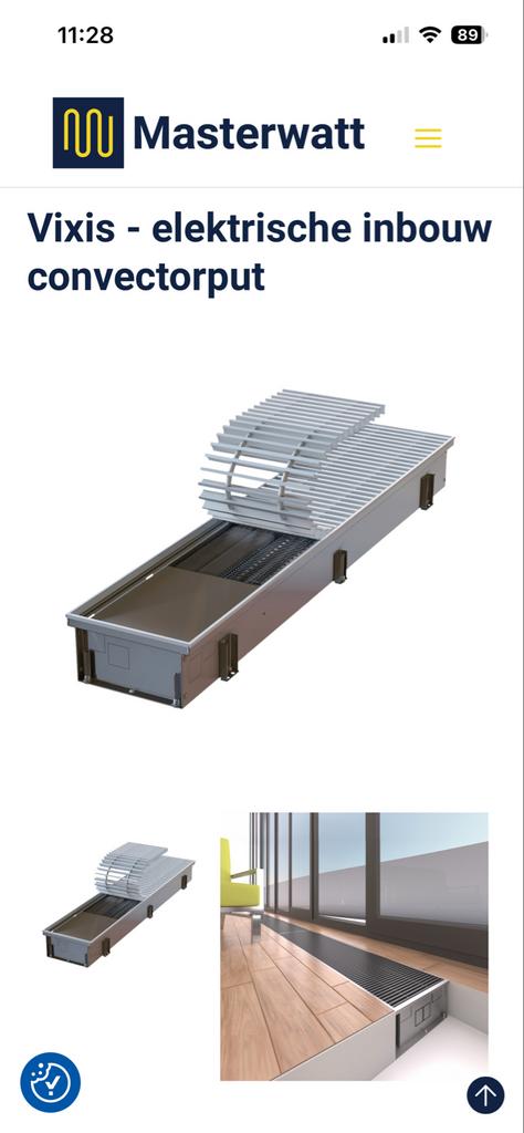 Elektrische inbouw convectorput, Gebruikt, Minder dan 30 cm, Overige typen, 150 cm of meer