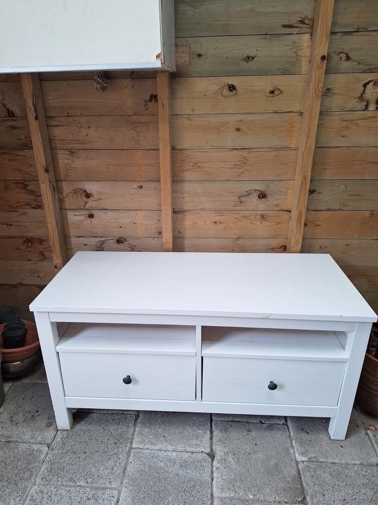 IKEA Hemnes tv meubel wit, Ophalen, Gebruikt, 25 tot 50 cm, Minder dan 100 cm