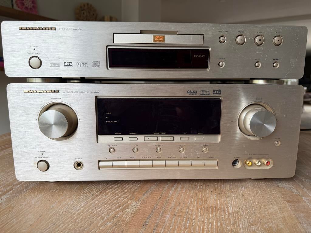 Marantz receiver en DVD-speler 6200 serie, Ophalen, Zo goed als nieuw, Dvd-speler, Overige merken