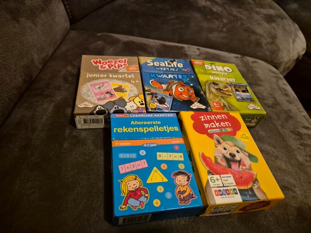 Diverse soorten kwartetten, Ophalen of Verzenden, Zo goed als nieuw, Speelkaart(en)